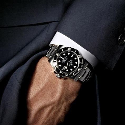 rolex submariner with a suit|Rolex Submariner watch.